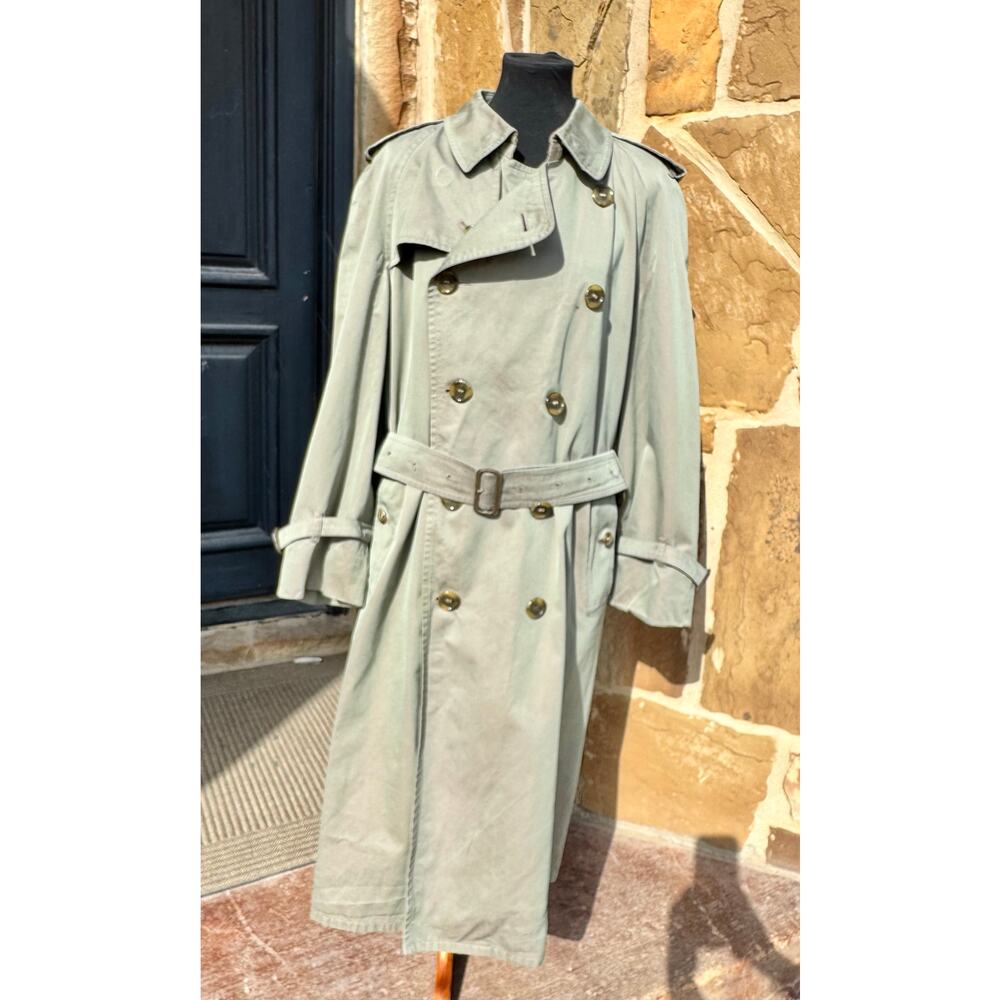 Burberrys Men's London Trench Coat Iconic 🧥 Vintage 100% Cotton